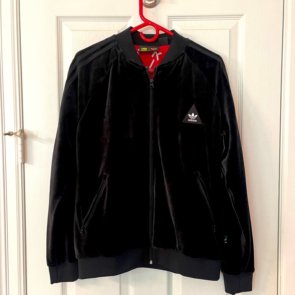 Pharrell Williams Adidas velour jacket